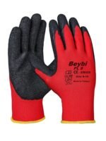 Kırmızı Zebra Nitril Eldiven No:9