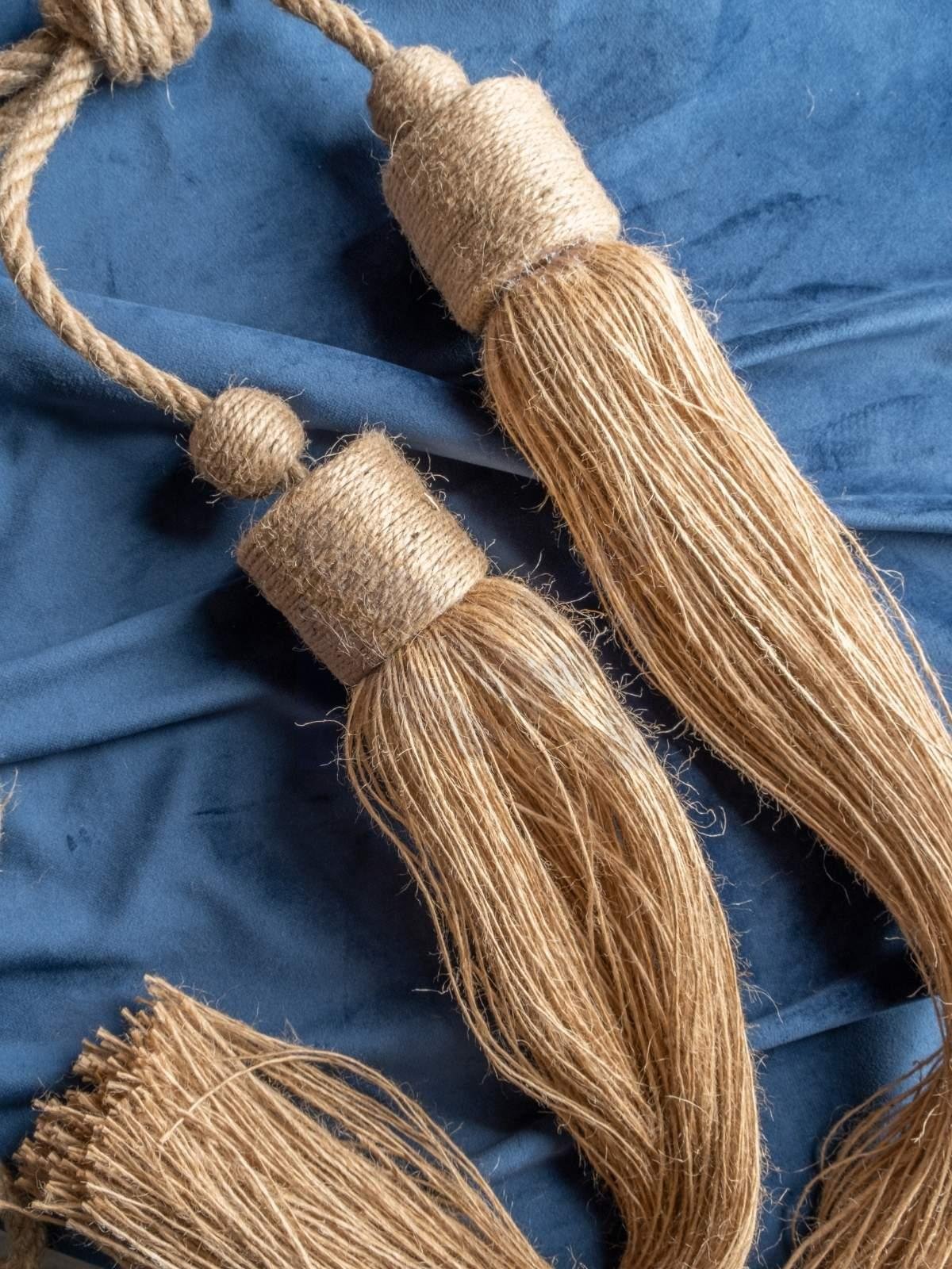 MF-153 (1) Tek Top Silindir Hasır Model Püsküllü Braçol - Görsel 1